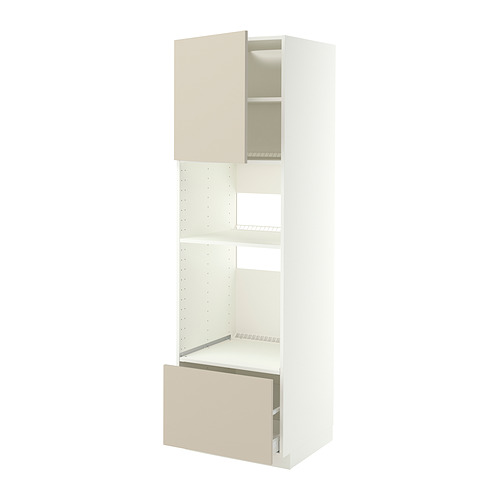 METOD/MAXIMERA high cabinet f built-in appliances