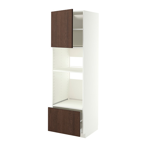 METOD/MAXIMERA high cabinet f built-in appliances