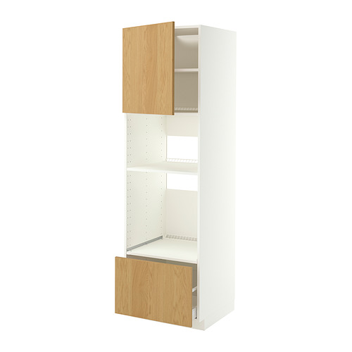 METOD/MAXIMERA high cabinet f built-in appliances