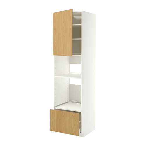 METOD/MAXIMERA high cabinet f built-in appliances