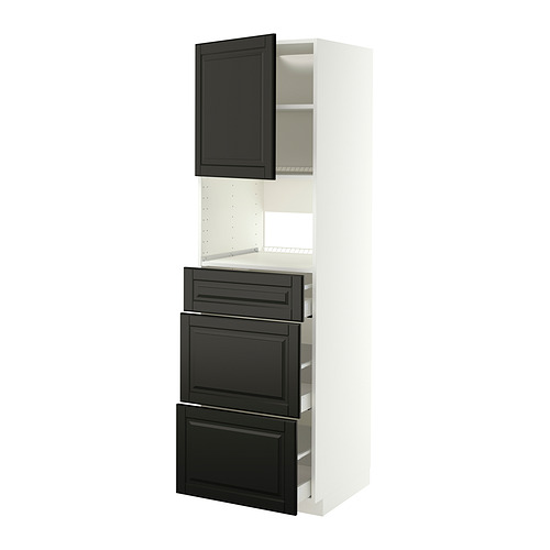 METOD/MAXIMERA high cabinet f built-in appliances