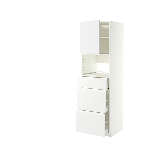 METOD/MAXIMERA high cabinet f built-in appliances