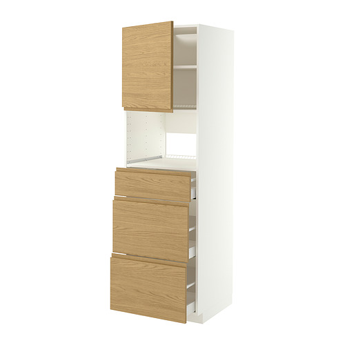 METOD/MAXIMERA high cabinet f built-in appliances