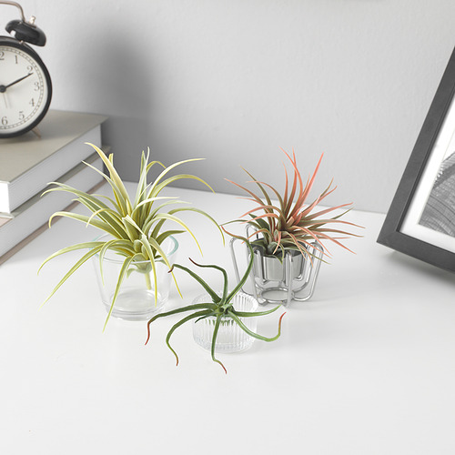 FEJKA, artificial plant, set of 3