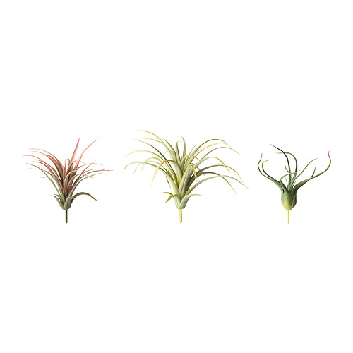 FEJKA, artificial plant, set of 3