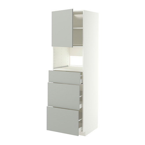 METOD/MAXIMERA high cabinet f built-in appliances