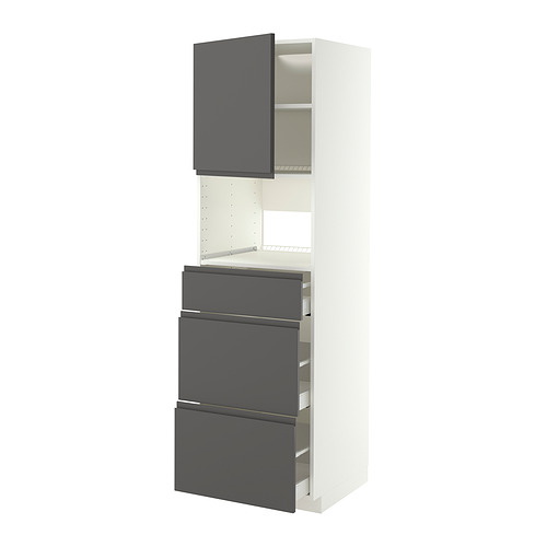 METOD/MAXIMERA high cabinet f built-in appliances