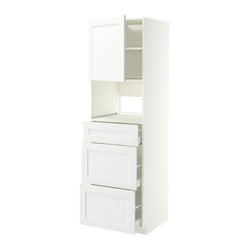 METOD/MAXIMERA high cabinet f built-in appliances