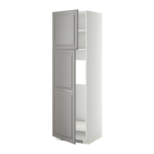 METOD high cabinet for fridge w 2 doors