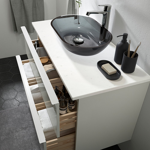 GODMORGON/TOLKEN/OXMYREN, wsh-stnd w countertop wsh-basin
