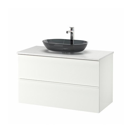 GODMORGON/TOLKEN/OXMYREN, wsh-stnd w countertop wsh-basin
