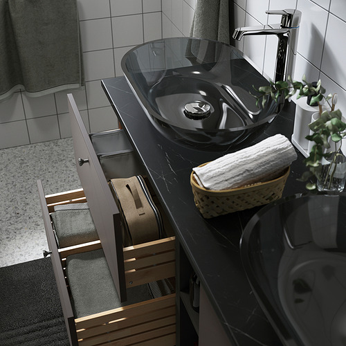 GODMORGON/TOLKEN/OXMYREN, wsh-stnd w countertop wsh-basin