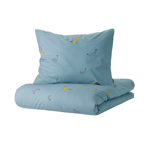 VÄNKRETS, duvet cover and pillowcase