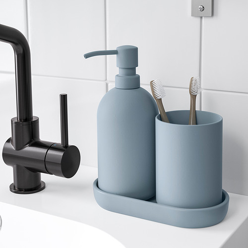 GANSJÖN, 3-piece bathroom set