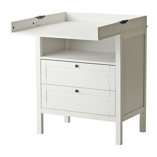 SUNDVIK, changing table/chest of drawers
