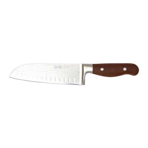 BRILJERA — Grænmetishnífur, 16 cm, Damaskus-stál/hlynur