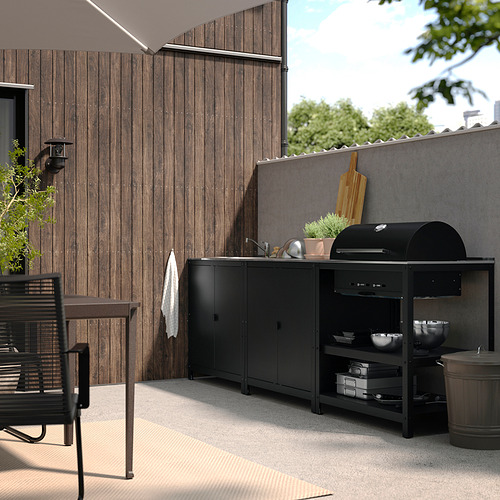 GRILLSKÄR, kitchen sink ut/chrcl bbq, outdoor