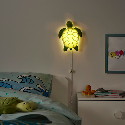 BLÅVINGAD, LED wall lamp