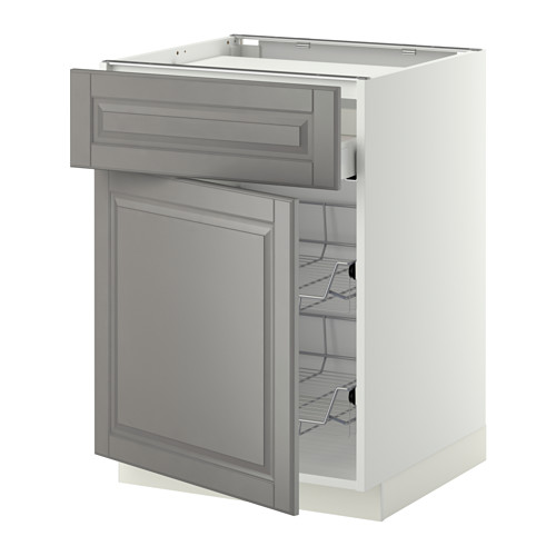 METOD/MAXIMERA base cab f hob/drawer/2 wire bskts