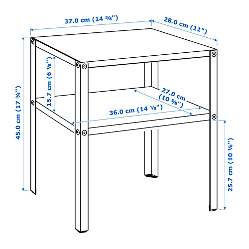 KNARREVIK bedside table