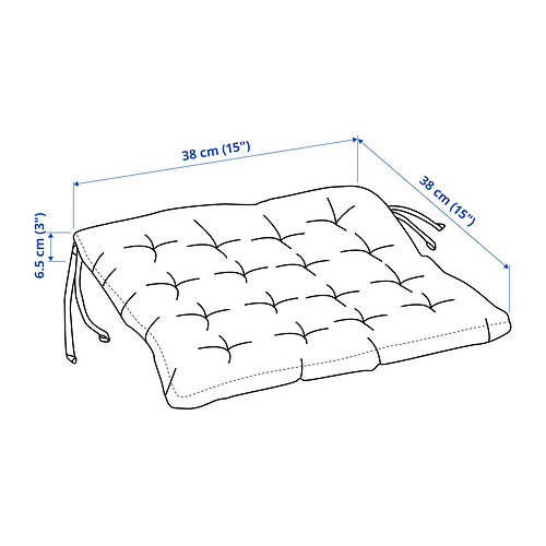 VIPPÄRT chair pad