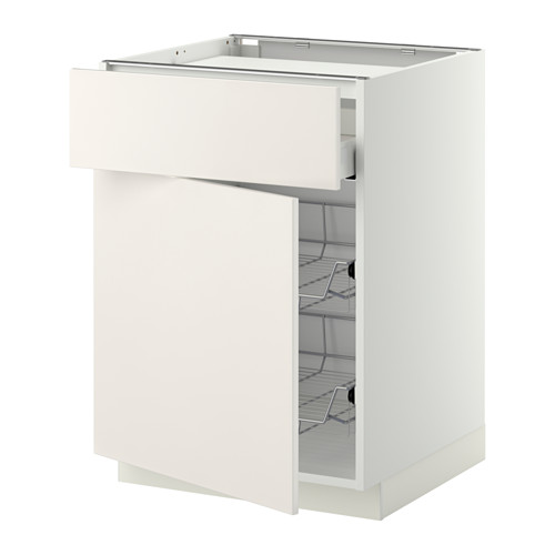 METOD/MAXIMERA base cab f hob/drawer/2 wire bskts
