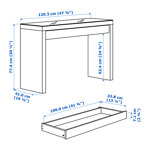 MALM dressing table