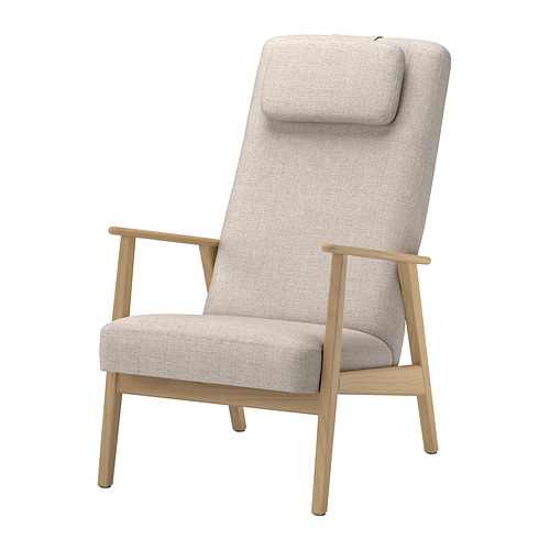 EKENÄSET, high-back armchair