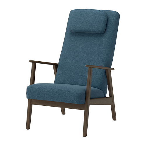 EKENÄSET, high-back armchair