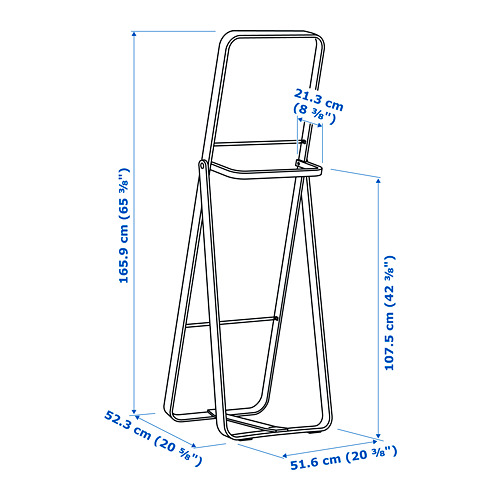 IKORNNES standing mirror