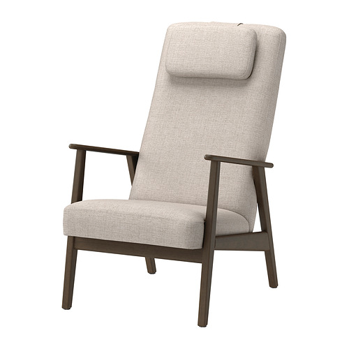 EKENÄSET, high-back armchair