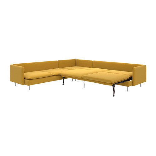 SÖDERHAMN, corner sofa-bed, 6-seat