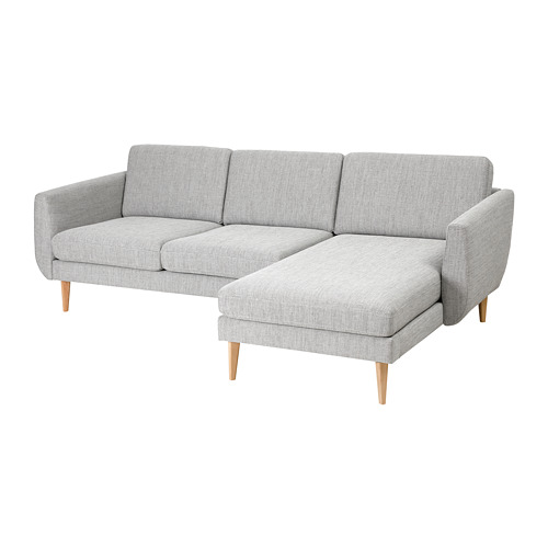 SMEDSTORP, 3-seat sofa with chaise longue