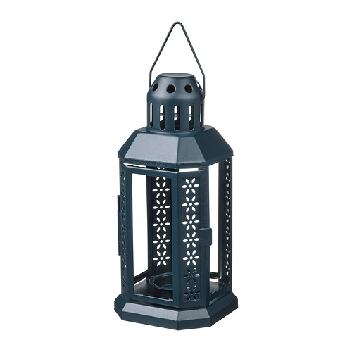 ENRUM lantern for tealight, in/outdoor