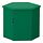 KJUGE, pouffe with storage