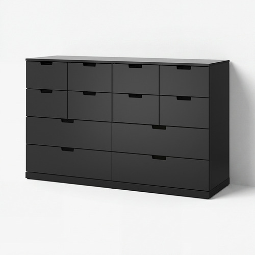 NORDLI kommóða, 12 skúffur