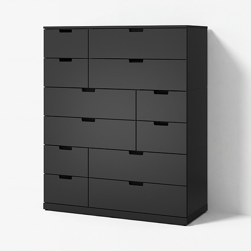 NORDLI kommóða, 12 skúffur