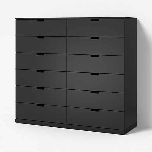 NORDLI, kommóða, 12 skúffur