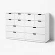 NORDLI chest of 12 drawers