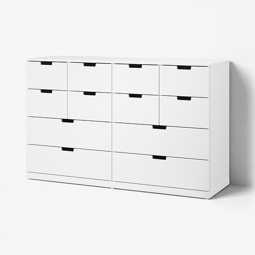 NORDLI, kommóða, 12 skúffur
