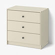 GURSKEN chest of 3 drawers