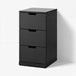 NORDLI chest of 3 drawers