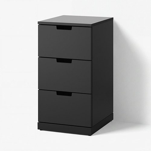 NORDLI, kommóða, þrjár skúffur