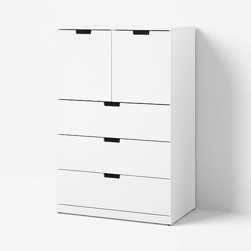 NORDLI, kommóða, fimm skúffur