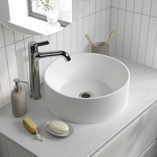 TANDÅN, countertop wash-basin w water trap
