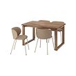 MÖRBYLÅNGA/KRYLBO table and 4 chairs