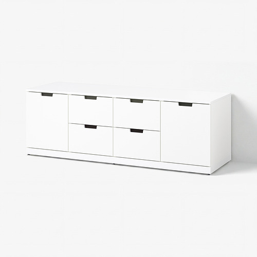 NORDLI, kommóða, sex skúffur