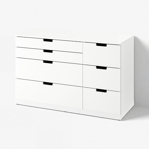 NORDLI, kommóða, sjö skúffur