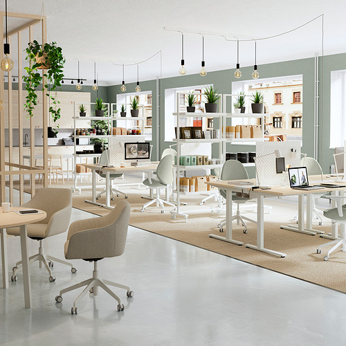 MITTZON, frame with castors/display shelf