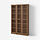 BILLY/OXBERG, bookcase combination w glass doors